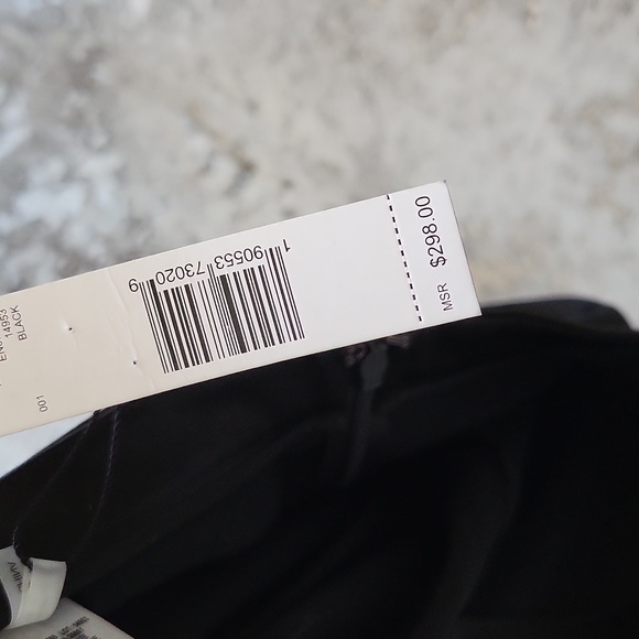 Elie Tahari Marcia Satin Ankle Pant Sz2 Black NWT - Picture 8 of 8